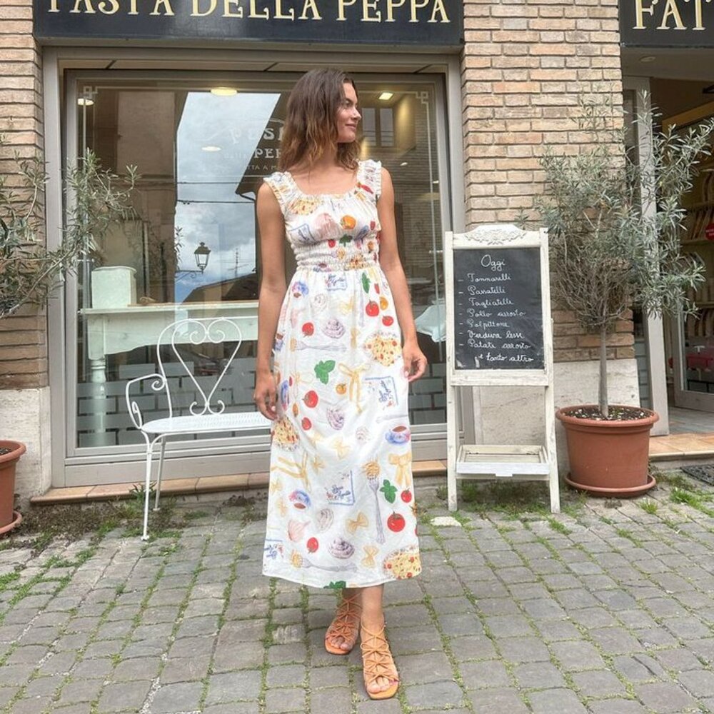 NWT Lisa Says Gah - Annie Dress in Buon Appetito Ivory - Size M